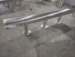Stainless Steel Bus Shelter Waiting Bench