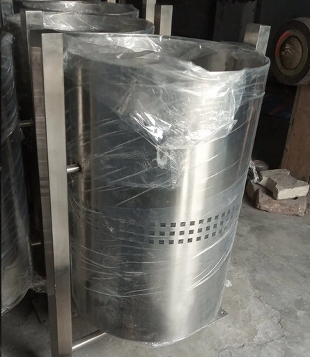 80L Single Stainless Steel Dustbin